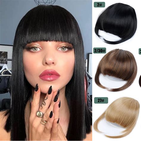 fake bangs clip|synthetic clip in bangs.